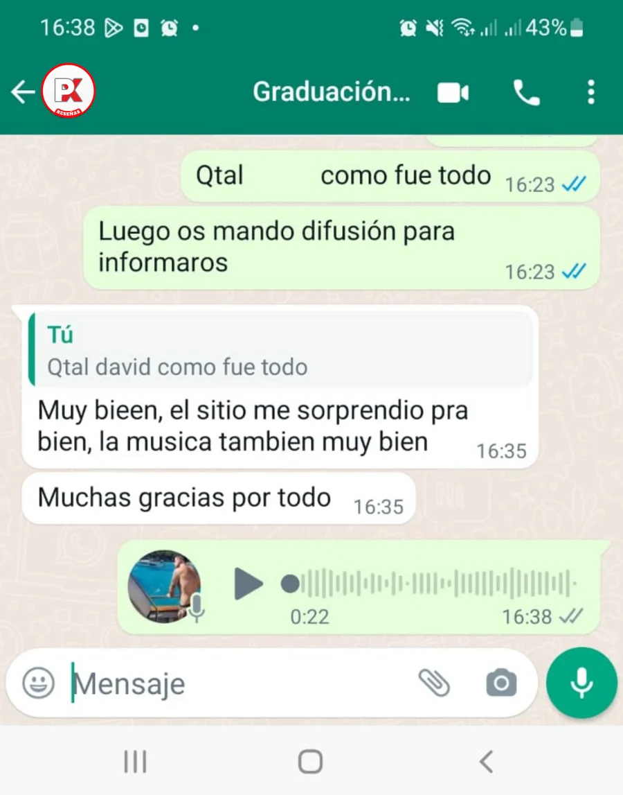 Reseña de un cliente de Project X